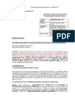 "Año Del Bicentenario Del Perú: 200 Años de Independencia: Carpeta Fiscal: 4106049200-2020-179-0