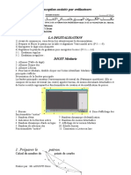 Conception Assistée Par Ordinateurs: 1. Préparer Le Patron