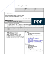 5E Density Lesson Plan Teachers: Subject: Grade: Standard