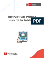 Instructivo Sesión 8 Primer Uso de La Tableta