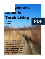 A Beginner's Guide To Torah Living: by Heidi Cooper