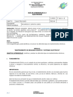 Guia #3 Unidad 1 Tercero Medio Electricidad-Mantención