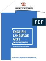 SEA 2019 Writing Exemplars SPECIMEN PAPER 