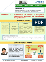 III EXPERIENCIA DE APRENDIZAJE - ACT 1-  3° y 4° GRADO WEB EPT..