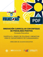 Fasciculo 4 Indice Felicidad Bienestar Cudinamarca Digital