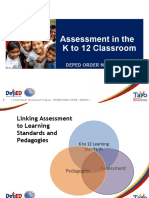 Assessment in The K To 12 Classroom: Deped Order No. 8, S. 2015