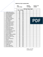 Format Nila PBM Online Kelas X