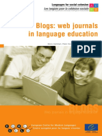 Blogs Web Journals in Language Education