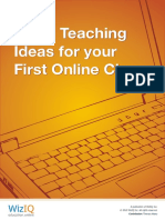 Fresh Teaching Ideas For Your First Online Class