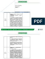 Cronograma de Clases de Derecho Civi III Contratos