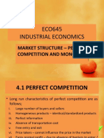 Market Structure - Competition and Monopoly