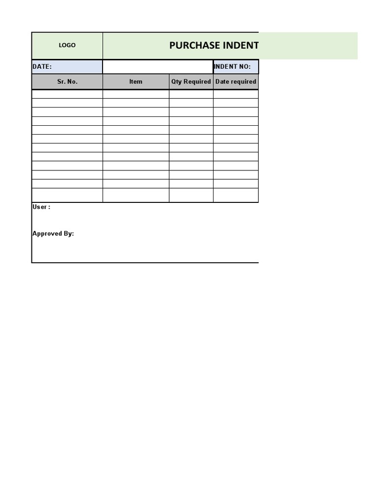 Purchase Indent Meaning , What is Purchase Requisition / Indent ...