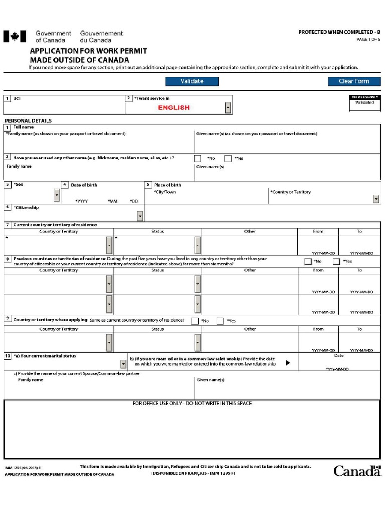 Work Permit (Sample) Loid | PDF