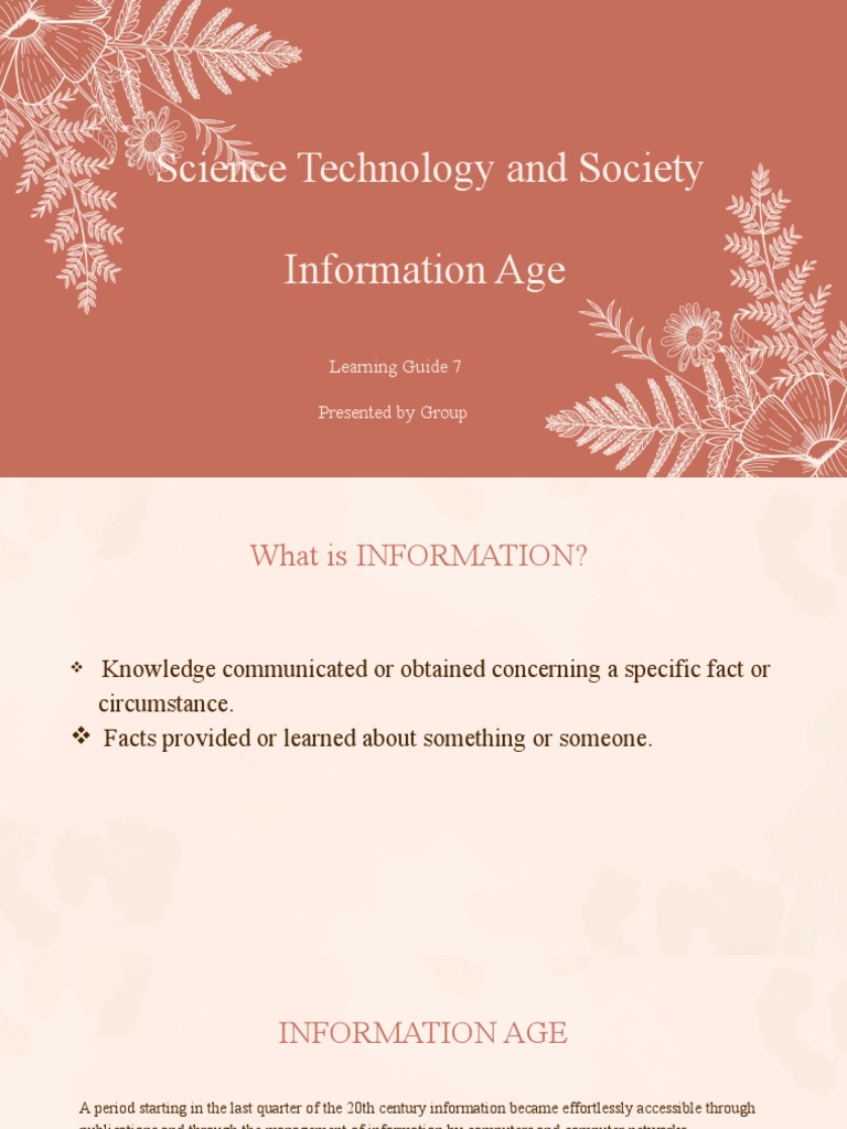 Understanding the Information Age | PDF