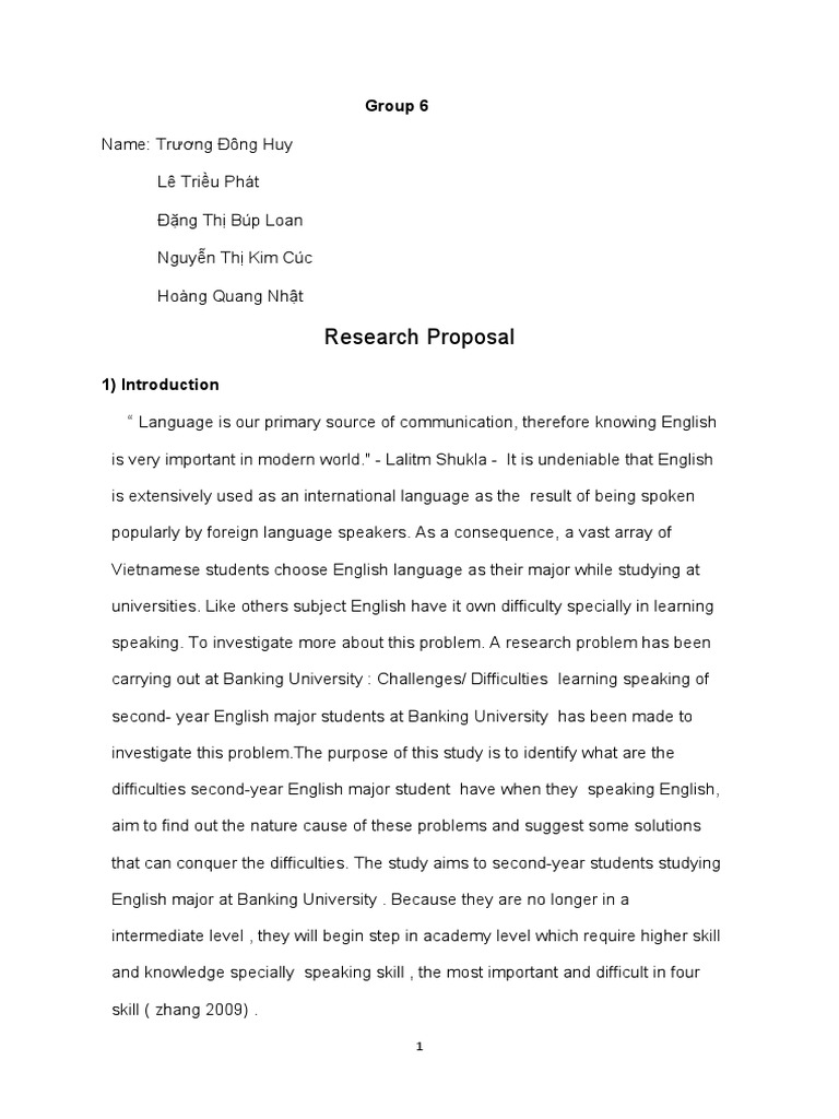 Group 6 Assignment 1 | PDF | English As A Second Or Foreign Language ...