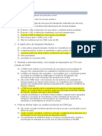 Avaliação - Questões sobre ISS, ICMS e obrigações tributárias