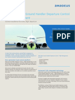 Amadeus Altéa Ground Handler Departure Control Flight Management