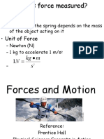 Forces and Motion