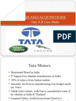 Mergers and Acquisitions: - Tata JLR Case Study
