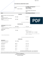 Resultados de Laboratorio Clinico Sede: Calle 94 No ORDEN: 2021032201919 No INGRESO: 4793242