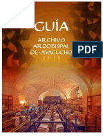 Guia Del Archivo Arzobispal de Ayacucho