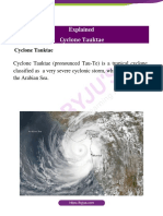 BYJUS IAS Explaned - Cyclone Tauktae