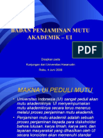 UI Peduli Mutu