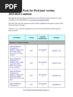 Silo - Tips HP Service Pack For Proliant Version Contents