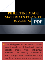 Philippine Made Materials For Gift Wrapping