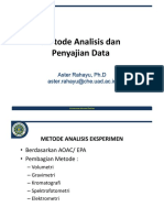 Metode Analisis Dan Penyajian Data