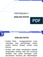 Pertemuan V: Analisa Ratio