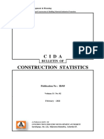 Cida Bulletin of Construction Statistics February 2021