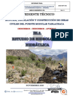 Informe Hidrologico e Hidraulico - Pte. Modular Tablachaca - Chinchieros - Chincheros - Apurimac