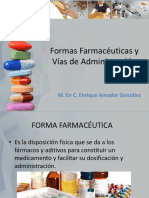 Formas Farmacéuticas y Vías de Administración