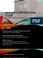 Revised Corporation Code - by Laws