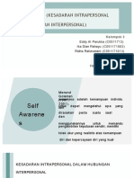 PDF PPT Self Awareness Kesadaran Intrapersonal Dalam Hubungan Interpersonal