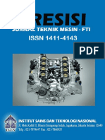 Analisis Tegangan Von Mises Poros Mesin Pemotong Umbi-umbian Dengan Software Solidworks-jurnal Presisi Istn Juli 2017