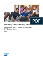 Case Study Solution: Working With Currencies: SAP Business One 9.2 (Version For SAP HANA) SAP Business One 9.2