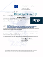 ABS Certificate of Design Assesment