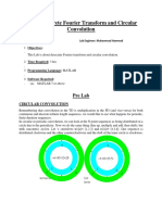 Lab 10-Descrete Fourier Transform and Circular Convolution