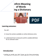 ELC501 (1) Confirm Meaning of Words Using A Dictionary - ODL