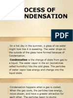 Process of Condensation: Group 7