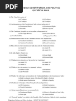 Indian Polity Test - 1 Magadheera