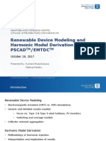 Renewable Device Modeling and Harmonic Model Derivation Using Psca Emtdc Oct 2017