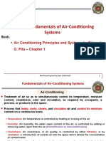 Topic 5 - Air Conditioning Systems and Psychometric Analysis