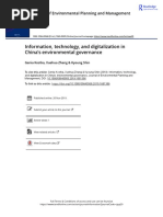 IT and Environmental Governance in China