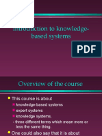 Introduction To Knowledge-Based Systems