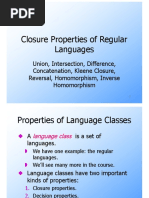 Closure Properties (2)