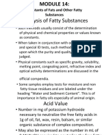 Constants of Fats and Other Fatty Substances
