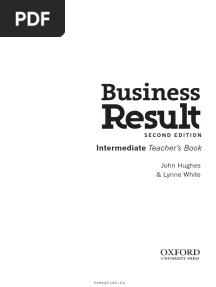 Business Result 2ed Intermediate Teachers Book